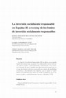 Research paper thumbnail of La Inversión Socialmente Responsable en España: el Screening de los Fondos de Inversión Socialmente Responsables [with M.R. Balaguer and J.M. Lozano]