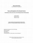 Research paper thumbnail of Pop-up ethnography at the Situated Cinema: Confronting art with social science at the Winnipeg Festival of Moving Image 