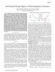 Research paper thumbnail of On Potential Design Impacts of Electromigration Awareness