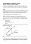 Research paper thumbnail of Stakeholder suggestions for the soil science curriculum