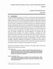 Research paper thumbnail of Testing the Quantity Theory and Inflation Proposition for Ghana