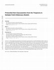 Research paper thumbnail of Primordial non-Gaussianities from the trispectra in multiple field inflationary models