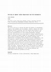 Research paper thumbnail of Driving at Speed: Urban Experience and the Automobile