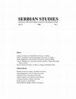 Research paper thumbnail of Serbian Studies-vol 22/2