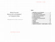 Research paper thumbnail of Foucault Michel Historia de la Sexualidad I La voluntad de saber