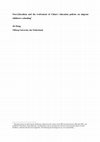 Research paper thumbnail of Neo-Liberalism and the evolvement of China’s education policies on migrant