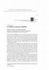 Research paper thumbnail of Is inhibition impaired in ADHD