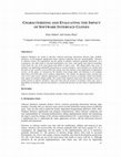 Research paper thumbnail of CHARACTERIZING AND EVALUATING THE IMPACT OF SOFTWARE INTERFACE CLONES