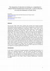 Research paper thumbnail of The integration of education in training in a comprehensive linked National Qualifications Framework: a critical reflection on recent developments in South Africa