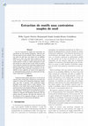 Research paper thumbnail of Extraction de motifs sous contraintes souples de seuil