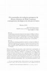 Research paper thumbnail of Os testemunhos da tradução portuguesa da Historia Scholastica de Pedro Comestor: consequências ideológicas da selecção de fontes 