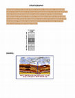 Research paper thumbnail of STRATIGRAPHY