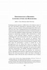 Research paper thumbnail of Epistemological Blinders: Constructivism and Mahamudra