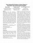 Research paper thumbnail of Three Sequential Positions of Query Repair in Interactions with Internet Search Engines