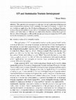 Research paper thumbnail of ICT and Sustainable Tourism