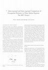 Research paper thumbnail of Intra-regional and Inter-regional Comparison of Occupation Histories in Three Italian Regions: The RPC Project