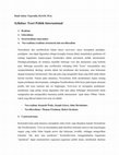 Research paper thumbnail of Syllabus Teori Pol. Intl.