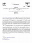 Research paper thumbnail of Book Review: Technology and gender: Fabrics of power in late imperial china