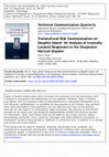 Research paper thumbnail of Transcultural Risk Communication on Dauphin Island: An Analysis of Ironically Located Responses to the Deepwater Horizon Disaster 