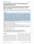 Research paper thumbnail of Conserved Role of unc-79 in Ethanol Responses in Lightweight Mutant Mice