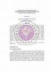 Research paper thumbnail of Analisis Dan Evaluasi Pengendalian Intern Dalam Sistem Informasi Akuntansi Terkomputerisasi Pada PT Transavia Otomasi Pratama