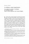 Research paper thumbnail of La résidence comme appartenance. Les catégories spatiales et juridiques de l'inclusion sociale dans les villes italiennes sous l'Ancien Régime