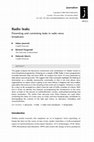 Research paper thumbnail of Radio leaks: Presenting and contesting leaks in radio news broadcasts