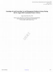 Research paper thumbnail of Genealogy of Land Ownership, Use and Management Problems in Kenya During the Pre-August 2010 Constitution Period. A Review