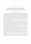 Research paper thumbnail of Francesco Albertini interprete di Enrico di Gand. L’esse essentiae e l’autonomia ontologica dei possibili