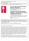 Research paper thumbnail of Vulnerable work and international migrants: a relational human resource management perspective