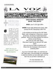 Research paper thumbnail of La Voz Newsletter, Issue IV