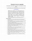 Research paper thumbnail of All-optical Reservoir Computing