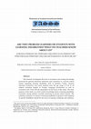 Research paper thumbnail of ARE THEY PROBLEM LEARNERS OR STUDENTS WITH LEARNING DISABILITIES? WHAT DO TEACHERS KNOW ABOUT LD? * SORUNLU ÖĞRENCİ Mİ, ÖĞRENME GÜÇLÜĞÜ OLAN ÖĞRENCİ Mİ? ÖĞRETMENLER ÖĞRENME GÜÇLÜKLERİ HAKKINDA NE BİLİYORLAR? **