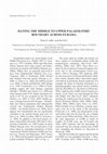 Research paper thumbnail of Dating the Middle to Upper Palaeolithic Boundary Across Eurasia, a special issue of the Eurasian Prehistory 2007, 5(2). Includes eight chapters and introduction by editors.