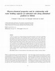 Research paper thumbnail of Physico-chemical properties and its relationship with water holding capacity of cultivated soils along altitudinal gradient in Sikkim