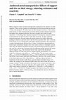 Research paper thumbnail of Anchored Metal Nanoparticles: Effects of Support and Size on Their Energy, Sintering Resistance and Reactivity