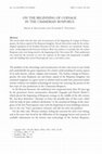 Research paper thumbnail of On the beginning of coinage in the Cimmerian Bosporus // Ancient West and East, vol. 12 (2013), 181-204 (with Vladimir P. Tolstikov)