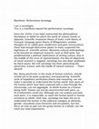 Research paper thumbnail of Manifesto: Performative Sociology