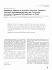 Research paper thumbnail of Distribuição temporal de Melanoides tuberculata (Mollusca: Thiaridae) naturalmente infectados por Centrocestus formosanus (Trematoda: Heterophyidae) no Brasil