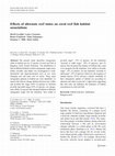 Research paper thumbnail of Lecchini D.,  Carassou, L., Frédérich, B., Nakamura, Y., Mills S.C., & Galzin, R. 2012 Effects of alternate reef states on coral reef fish habitat associations Environmental Biology of Fishes 94 (2) : 421-429