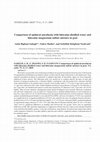 Research paper thumbnail of Comparison of epidural anesthesia with lidocaine-distilled water and lidocaine-magnesium sulfate mixture in goat