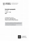 Research paper thumbnail of Economic geography