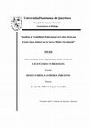 Research paper thumbnail of Análisis de Viabilidad Poblacional del Lobo Mexicano (Canis lupus baileyi) en la Sierra Madre Occidental