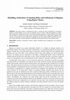 Research paper thumbnail of Modelling Arbitration: Evaluating Risks and Settlements of Disputes Using Regret Theory