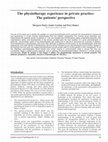 Research paper thumbnail of The Physiotherapy Experience in Private Practice: The Patients' Perspective