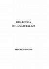 Research paper thumbnail of DIALÉCTICA DE LA NATURALEZA - ENGELS