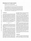 Research paper thumbnail of Multiscaling in an YX model of networks