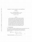 Research paper thumbnail of Landauer's erasure principle in non-equilibrium systems