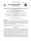 Research paper thumbnail of Synthesis and Antimicrobial Evaluation of Some Novel Hydrazone Derivatives of 2,5-Diflurobenzoic acid