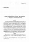 Research paper thumbnail of Operacjonalizacja zachowania nieuczciwego w badaniach psychologicznych (Operationalization of Dishonest Behavior in Psychological Experimentation)